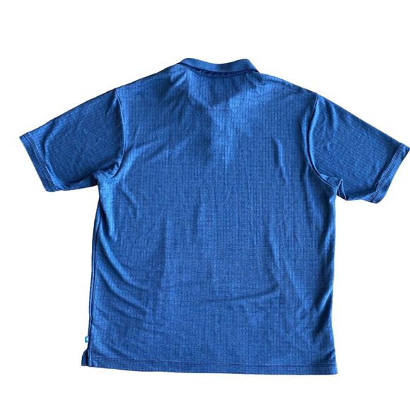 Tommy Bahama Polo Shirt Men's L Blue Short Sleeve Modal Blend Collared - Picture 2 of 7